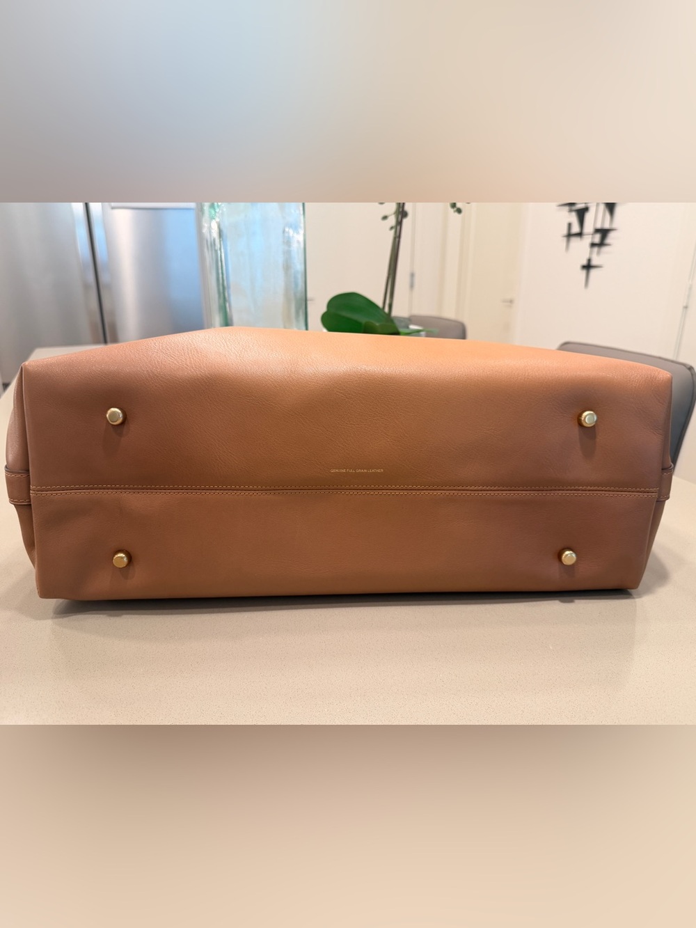 RARE Coach Empire Carryall Bag 48 in Honey Brown Natural Full Grain Leather NWT - Picture 3 of 5